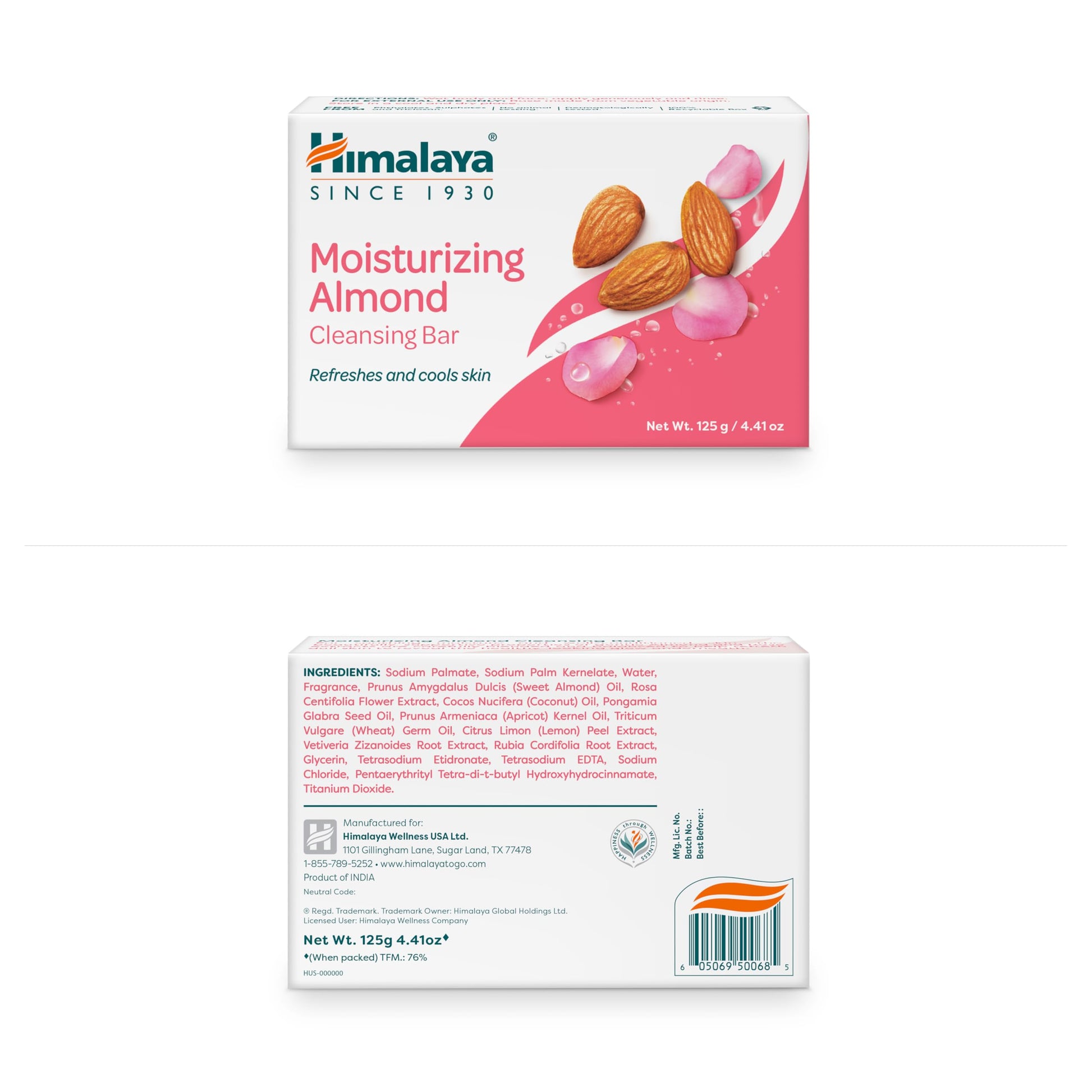 Himalaya Purifying Neem & Turmeric Cleansing Bar for Clean and Healthy Looking Skin, Free from Parabens, SLS and Phthalates, Gluten Free, Vegan, 125 g (4.41 oz), 6 Pack - Nirvana Guru