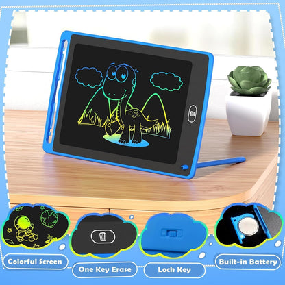 12 Pack LCD Writing Tablet for Kids, 8.5 Inch Colorful Doodle Board Drawing Tablet, Erasable Doodle Pad for Toddlers, Educational Learning Toys Birthday Gifts for Boys Girls Age 3 4 5 6 7 8 Nirvana Guru