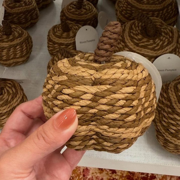 Patterned Woven Pumpkin Natural - Threshold™ nirvanaguru