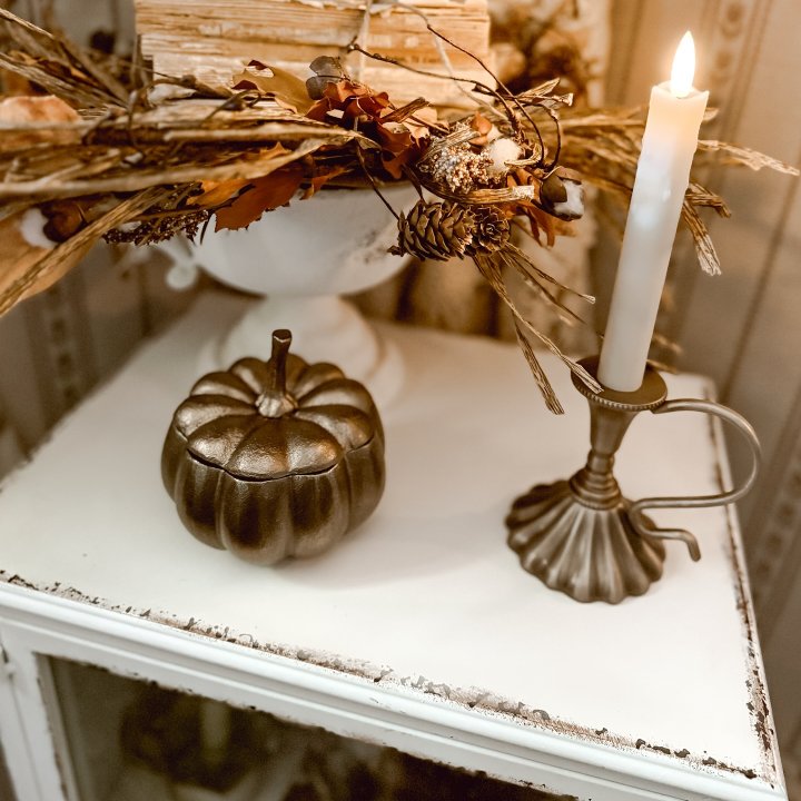 Cast Metal Pumpkin Canister - Threshold™ designed with Studio McGee nirvanaguru