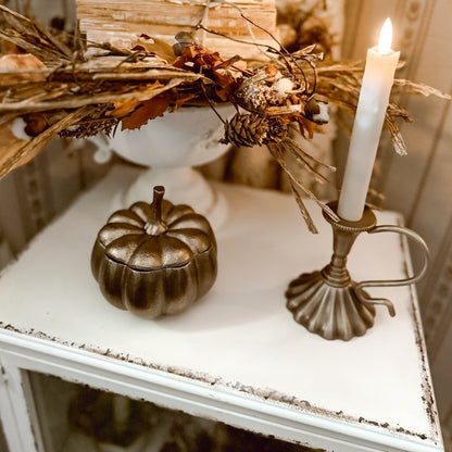 Cast Metal Pumpkin Canister - Threshold™ designed with Studio McGee nirvanaguru