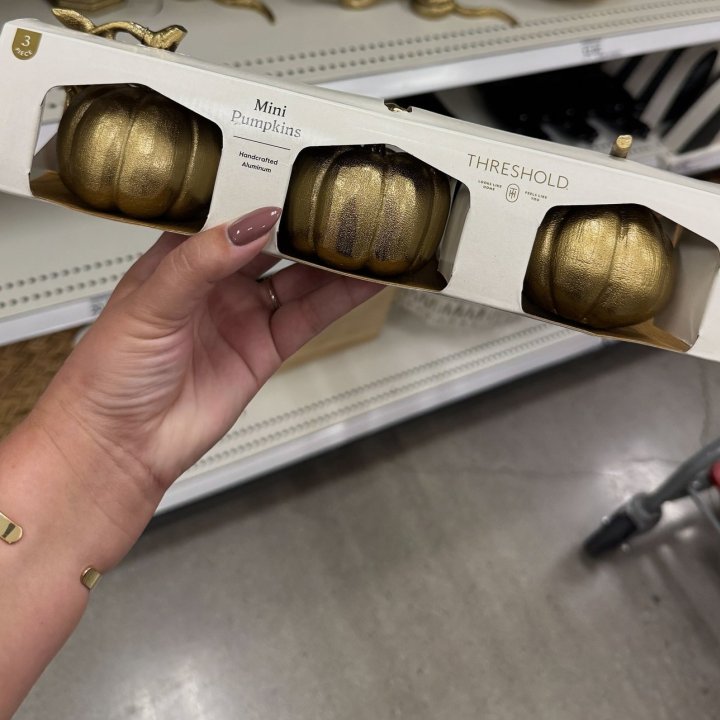 3pk Fall Mini Gold Pumpkins - Threshold™ nirvanaguru