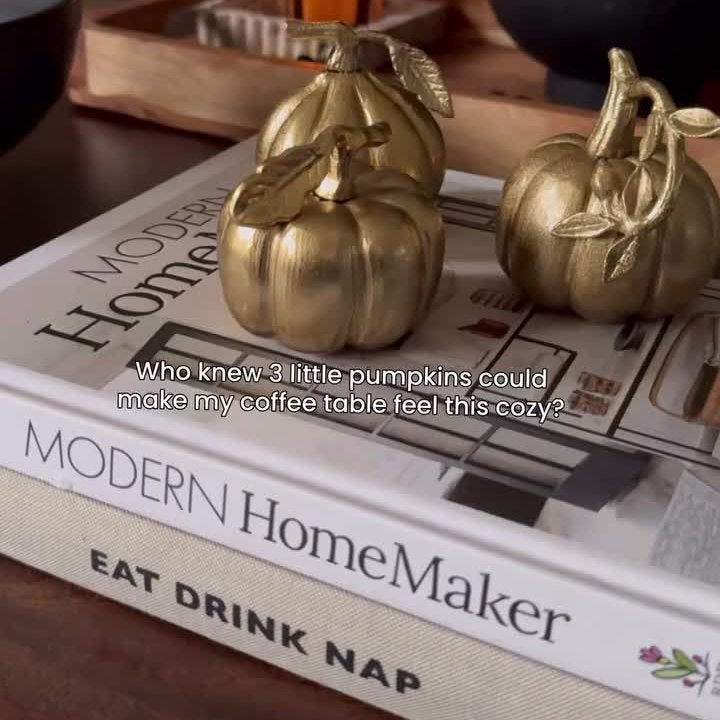 3pk Fall Mini Gold Pumpkins - Threshold™ nirvanaguru