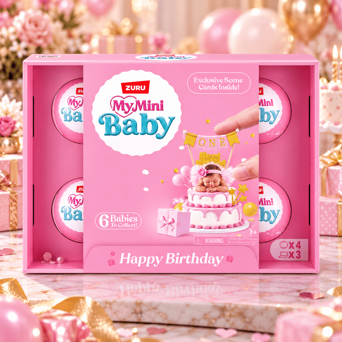 ZURU My Mini Baby Birthday Series 1 Miniature Collectible Toy — Single Pack