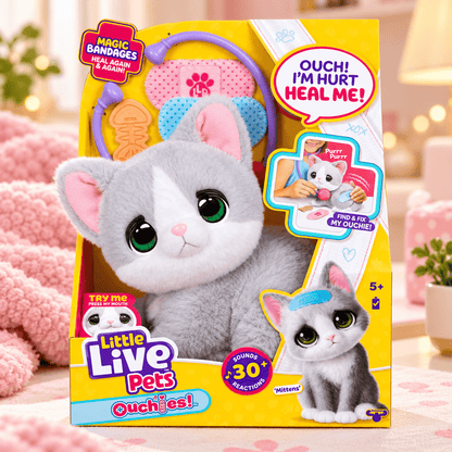 Little Live Pets Ouchies Kitten - Mittens