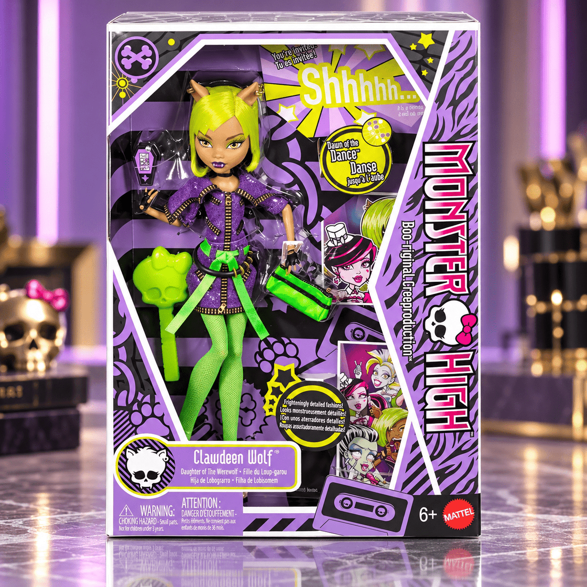 Monster High Dawn of the Dance Clawdeen Wolf Reproduction Doll