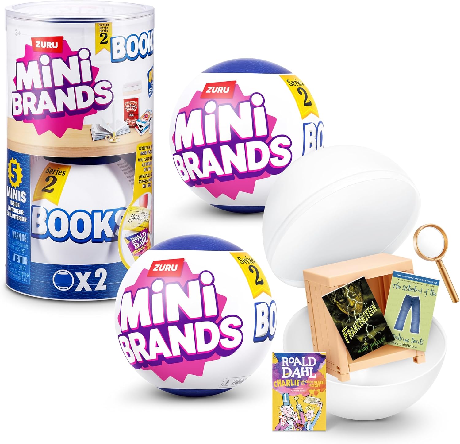 Mini Brands Home Books My Mini Baby Disney Mystery Capsule Toy Bundle Mini Brand