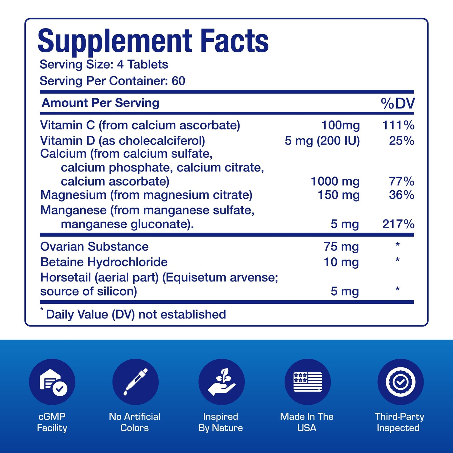 Osteo-Plex Bone Health Supplement for Women - Clinical Formula Bone Strength Supplement with Magnesium Calcium Vitamin D3 & Trace Minerals Complex - Easy to Swallow Gentle Tablets - 240 Count Nirvana Guru