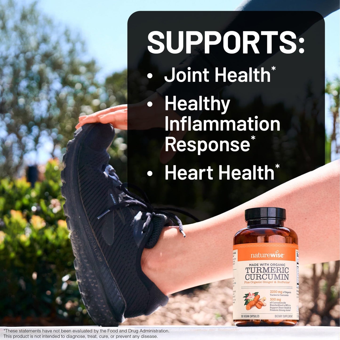 NatureWise Curcumin Turmeric 2250mg - 95% Curcuminoids & BioPerine Black Pepper Extract for Advanced Absorption - Daily Joint and Immune Health Support - Vegan, Non-GMO, 180 Count[60-Day Supply] Nirvana Guru