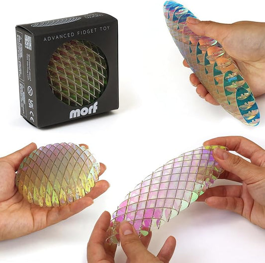 Morf Fidget Worm Toy - Desk Fidgets for Adults - Quiet Worm Fidget Toy Sensory Toys - Fun and Interactive Fidget Toy for Kids - USA Patent Pending Figgy Toys (Unicorn, Small) nirvanaguru