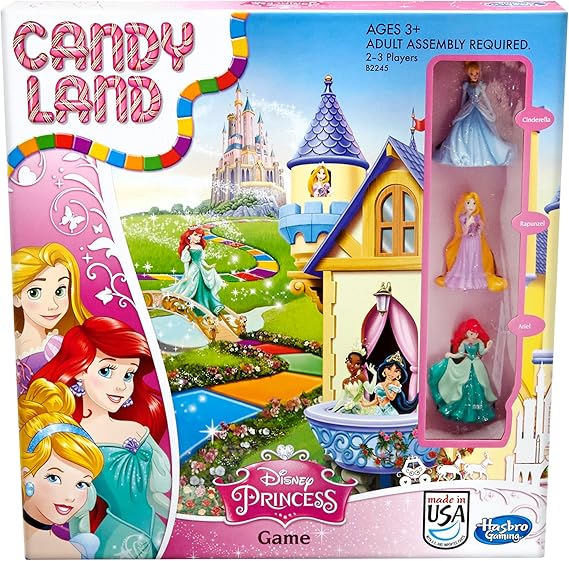 Hasbro Gaming Candy Land Disney Princess Edition Board Game, Preschool Games for 2 to 3 Players, Family Games for Kids Ages 3 and Up (Amazon Exclusive) nirvanaguru