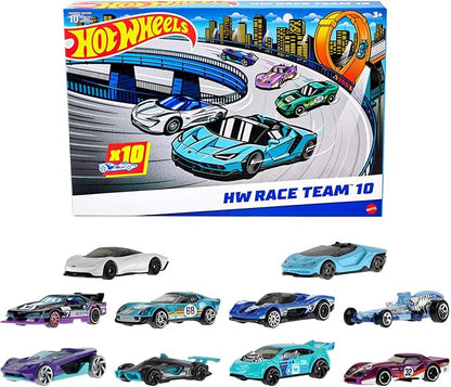 Hot Wheels 10-Pack of Toy Race Cars, Includes 1:64 Scale Corvette, Lamborghini, McLaren Originals nirvanaguru