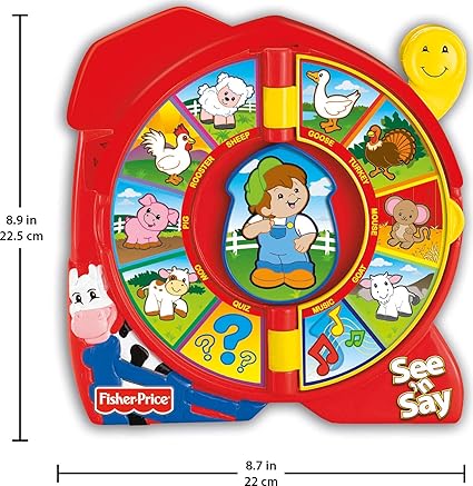 Fisher-Price Little People Toddler Toy See ‘n Say The Farmer Says, Learning Game with Music & Sounds for Kids Ages 18+ Months (Amazon Exclusive) nirvanaguru