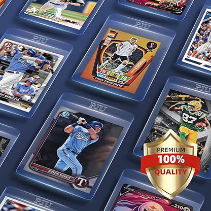 100ct Semi Rigid Card Holders & 100ct Card Sleeves for PSA, SGC, BGS, CSG Graded Card Submissions, Semi Rigid Card Sleeves, Baseball Card Protectors, PSA Graded Card Sleeve for Trading Card nirvanaguru