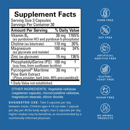 BRAINMD Dr Amen Attention Support - 90 Capsules, Pack of 2 - Promotes Mental Focus & Impulse Control - Gluten Free - 60 Total Servings Nirvana Guru