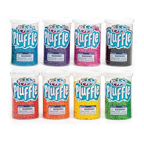 Educational Insights Pluffle® Mini 8-Pack - Sensory Bin Foam Set, No Mess Alternative to Sand Toys & Slime for Toddlers, Fun Sensory Table Filler for Home or Classroom, Gift for Kids Ages 3+ nirvanaguru