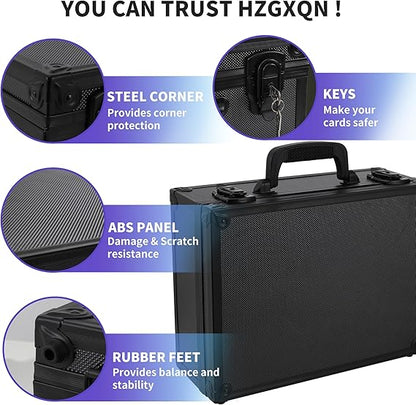 Toploader Storage Box for 3" x 4" 35pt Rigid Card, Top Loader Card Storage Hard Case, Sports Card Storage Boxes for Trading Cards, Top Loaders Holder (Holds 600+ Toploaders) Nirvana Guru