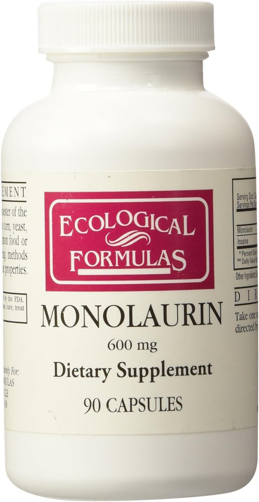 Ecological Formulas Monolaurin 600mg 90 Capsules - Nirvana Guru