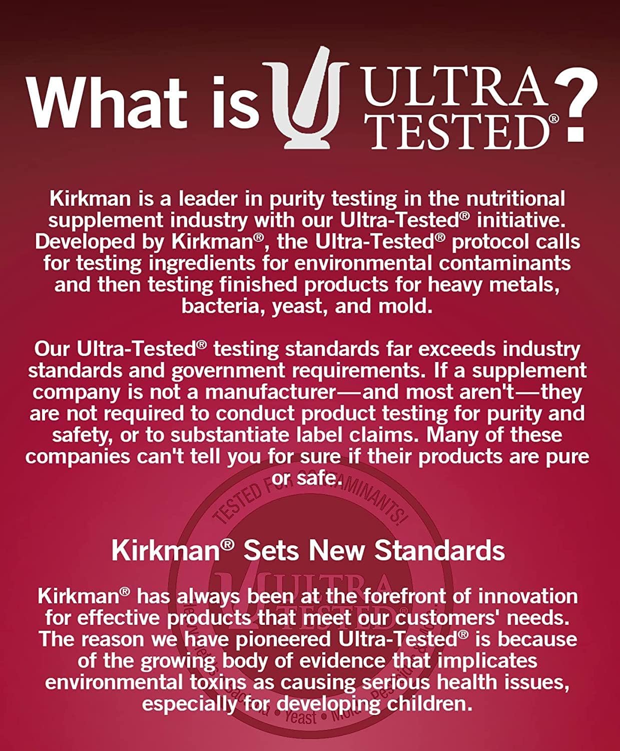 Kirkman - Molybdenum 100 mcg - 100 Capsules - Essential Minerals - Breaks Down Sulfites & Toxins - Hypoallergenic - Nirvana Guru