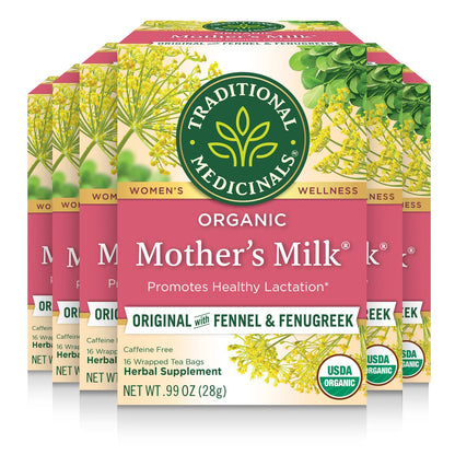 Traditional Medicinals Tea, Organic Healthy Cycle, Supports Healthy Menstrual Cycles, Includes Spearmint,16 Tea Bags - Nirvana Guru