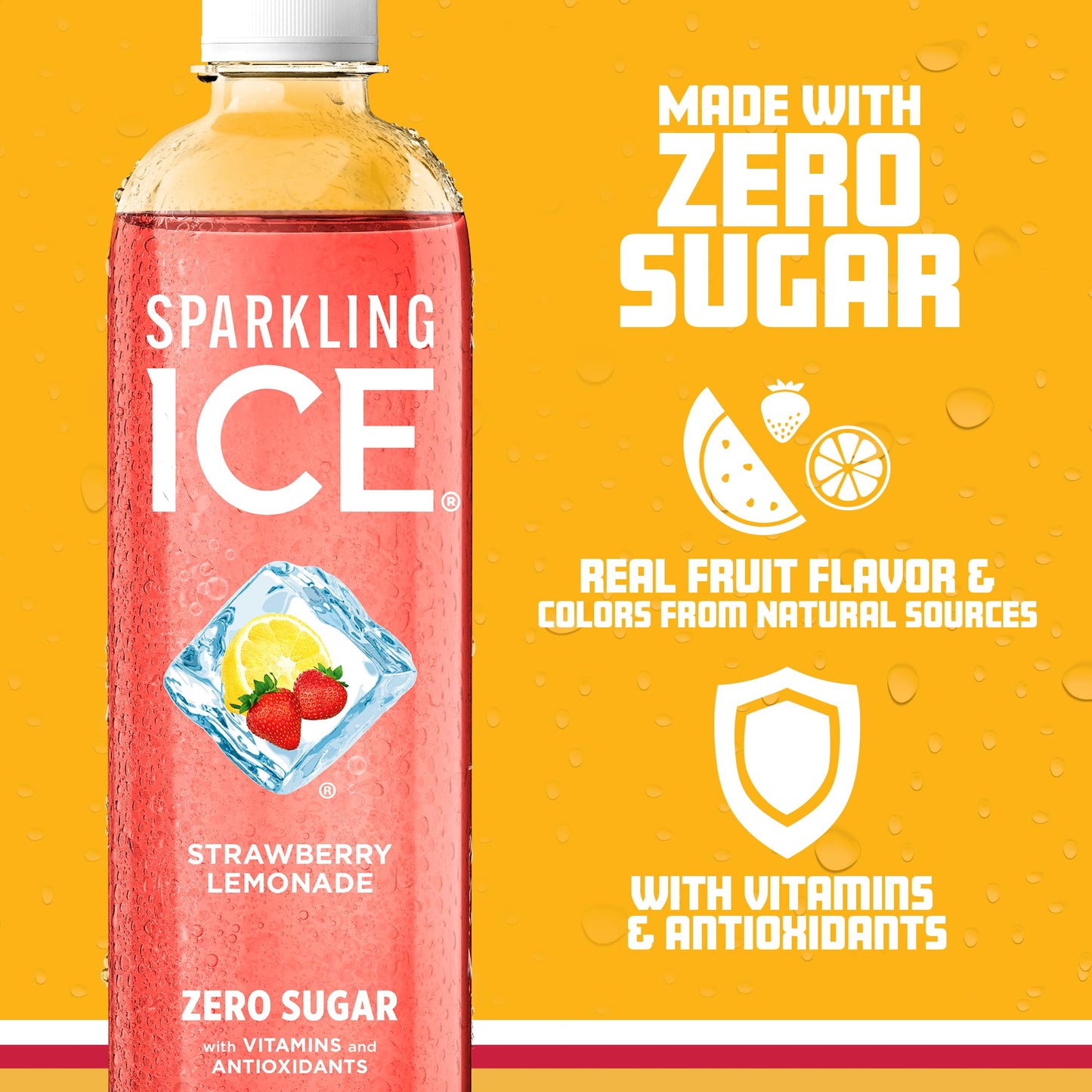 Sparkling Ice, Black Raspberry Sparkling Water, Zero Sugar Flavored Water, with Vitamins and Antioxidants, Low Calorie Beverage, 17 fl oz Bottles (Pack of 12) - Nirvana Guru