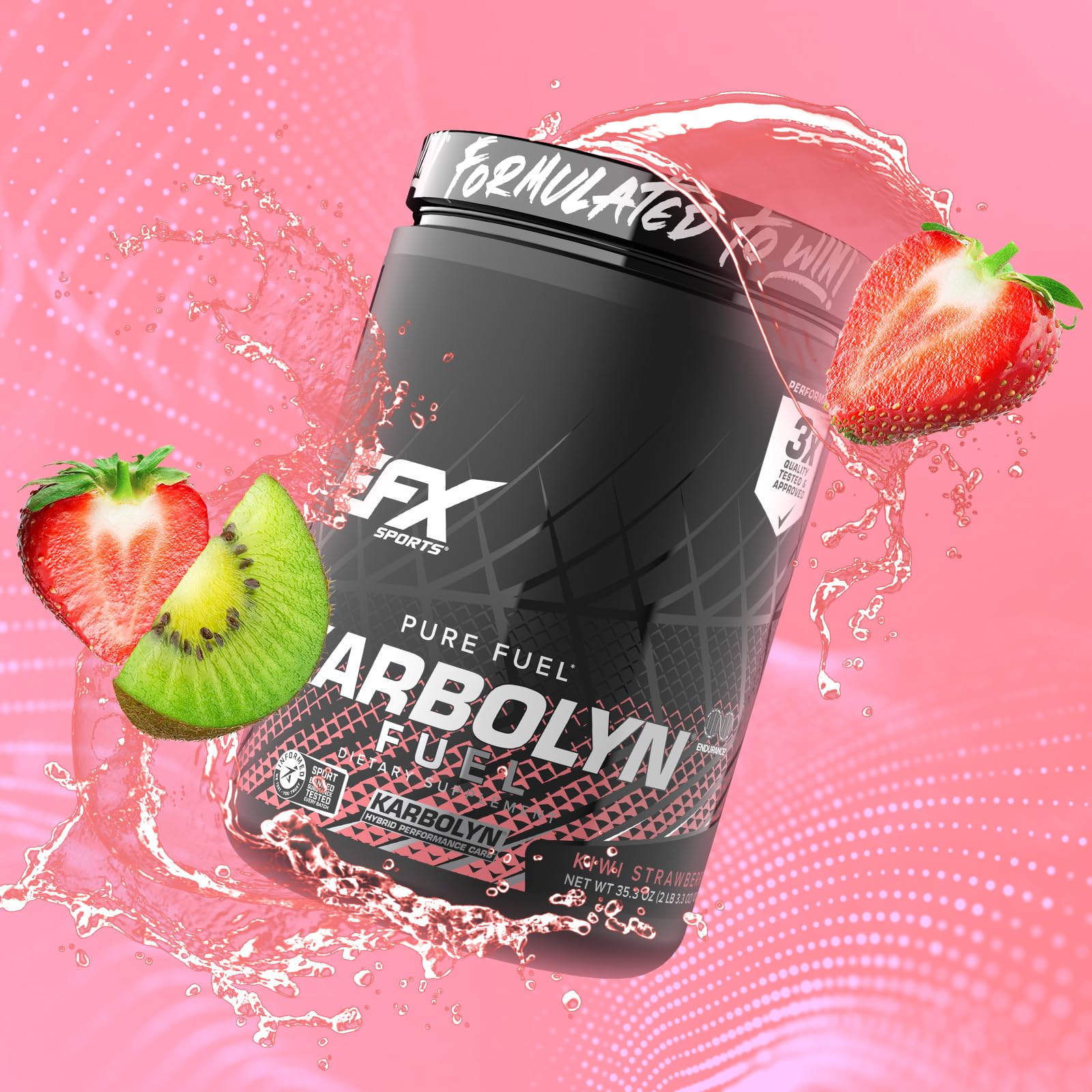 EFX Sports Karbolyn Fuel | Fast-Absorbing Carbohydrate Powder | Carb Load, Sustained Energy, Quick Recovery | Stimulant Free | 39 Servings (Neutral) Nirvana Guru