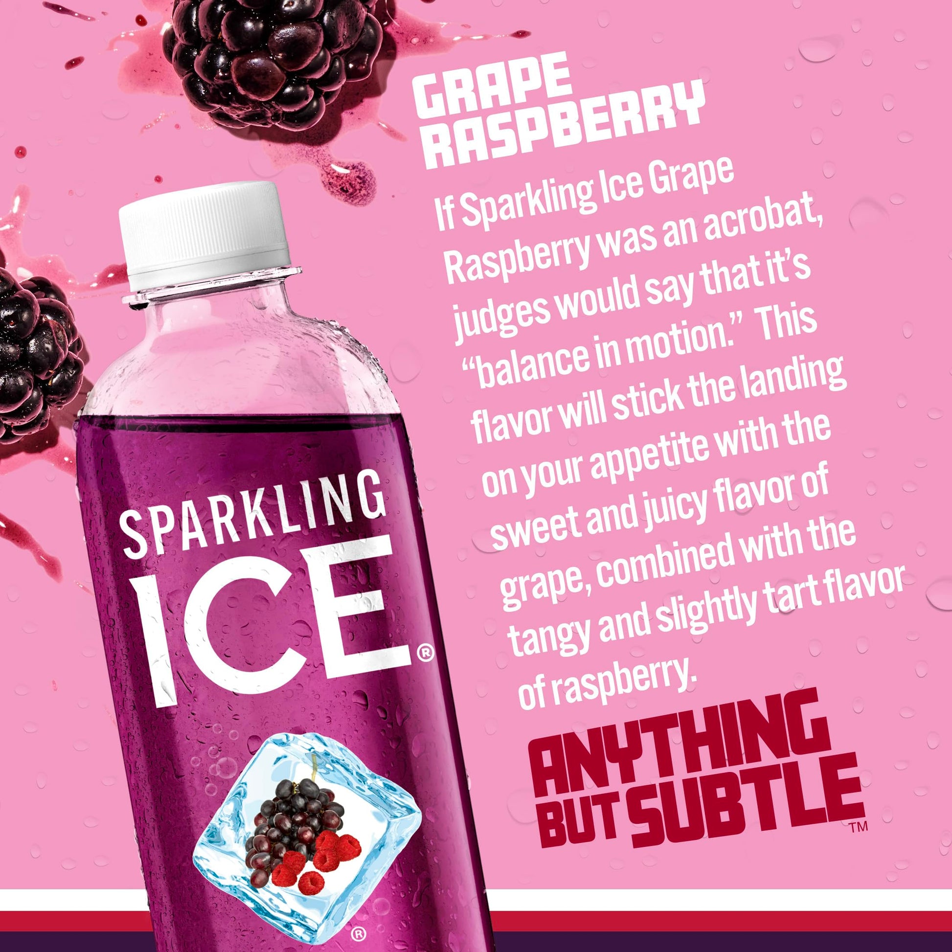 Sparkling Ice, Black Raspberry Sparkling Water, Zero Sugar Flavored Water, with Vitamins and Antioxidants, Low Calorie Beverage, 17 fl oz Bottles (Pack of 12) - Nirvana Guru