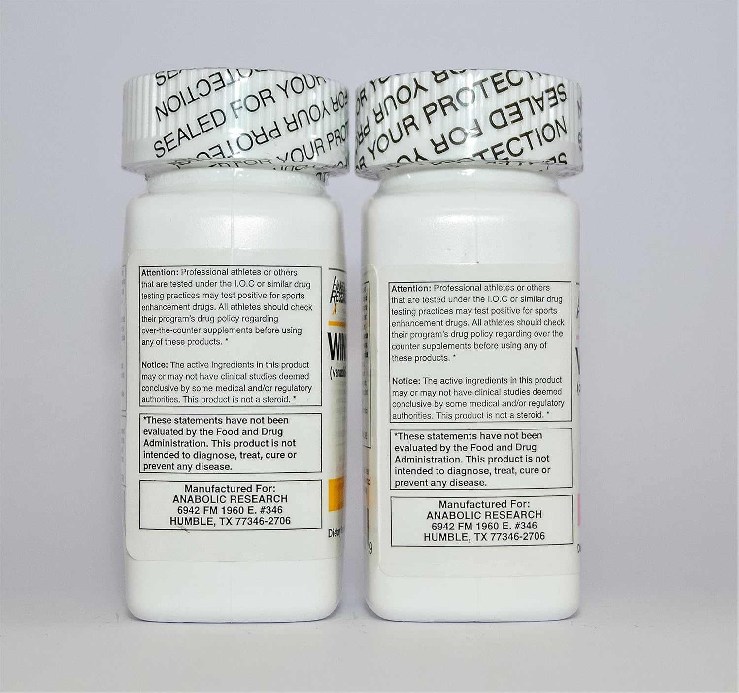Endurance & Energy Combo - (Strength Enhancement) - Winn-50, VAR 10-180 Capsules - 1 Month Supply - 2 Bottles Nirvana Guru