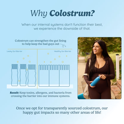 Colostrum Supplement Powder for Gut Health, Immune Support, Muscle Recovery & Wellness | Natural IgG Pure Whole Bovine Colostrum Superfood, Unflavored, 60 Servings Nirvana Guru
