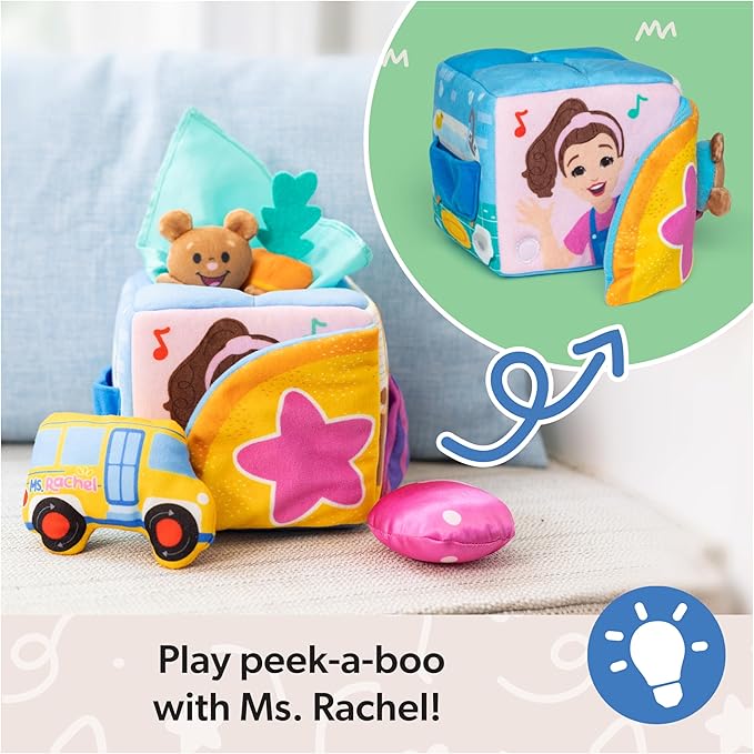 Ms. Rachel Official Surprise Learning Box, Educational Toys with Stuffed Animals, Sensory Toys & Activities for Babies, Toddler Toys for Girls & Boys Ages 0-2+ nirvanaguru