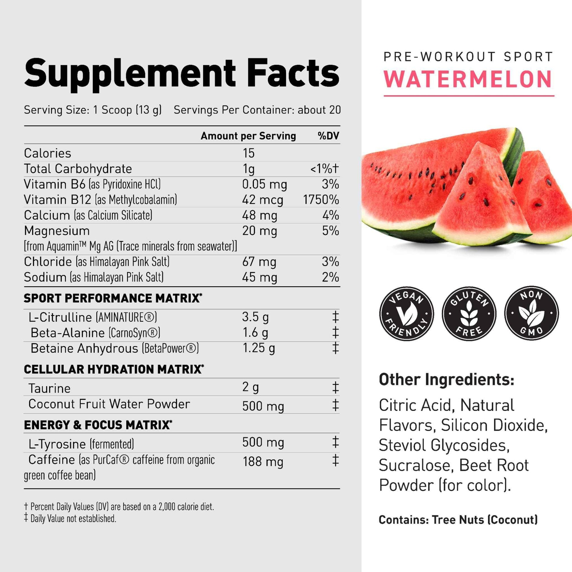 Kaged Sport Pre Workout Powder for Men & Women, Mango Lime, Sport Certified, 188mg Caffeine, Nitric Oxide Supplement, Beta Alanine for Energy, Weightlifting, Cardio Endurance & Strength, 20 Servings Nirvana Guru