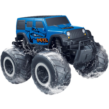 Threeking 1:16 Waterproof Monster Truck Toys RC Cars Amphibious Remote Control Car Trucks 4WD All Terrain Off-Road Pickup Toy for 6 7 8 9 10 11 12 Year Old Boys Girls Kids Gifts Presents Nirvana Guru