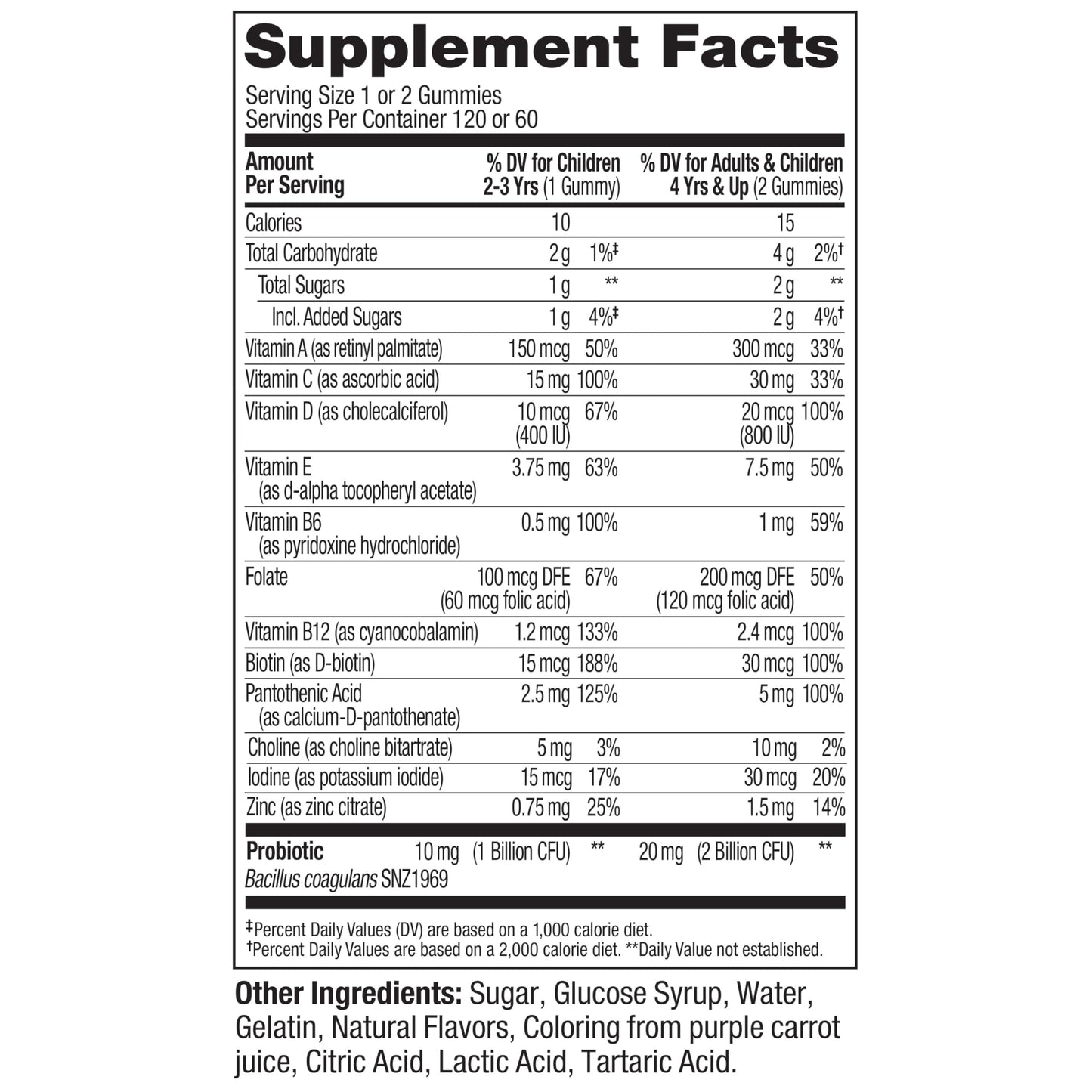 OLLY Kids Multivitamin & Probiotic Gummy, Digestive Support, Vitamins A, D, C, E, B, Zinc, Chewable Supplement, Berry Flavor, 60 day supply - 120 Count Nirvana Guru