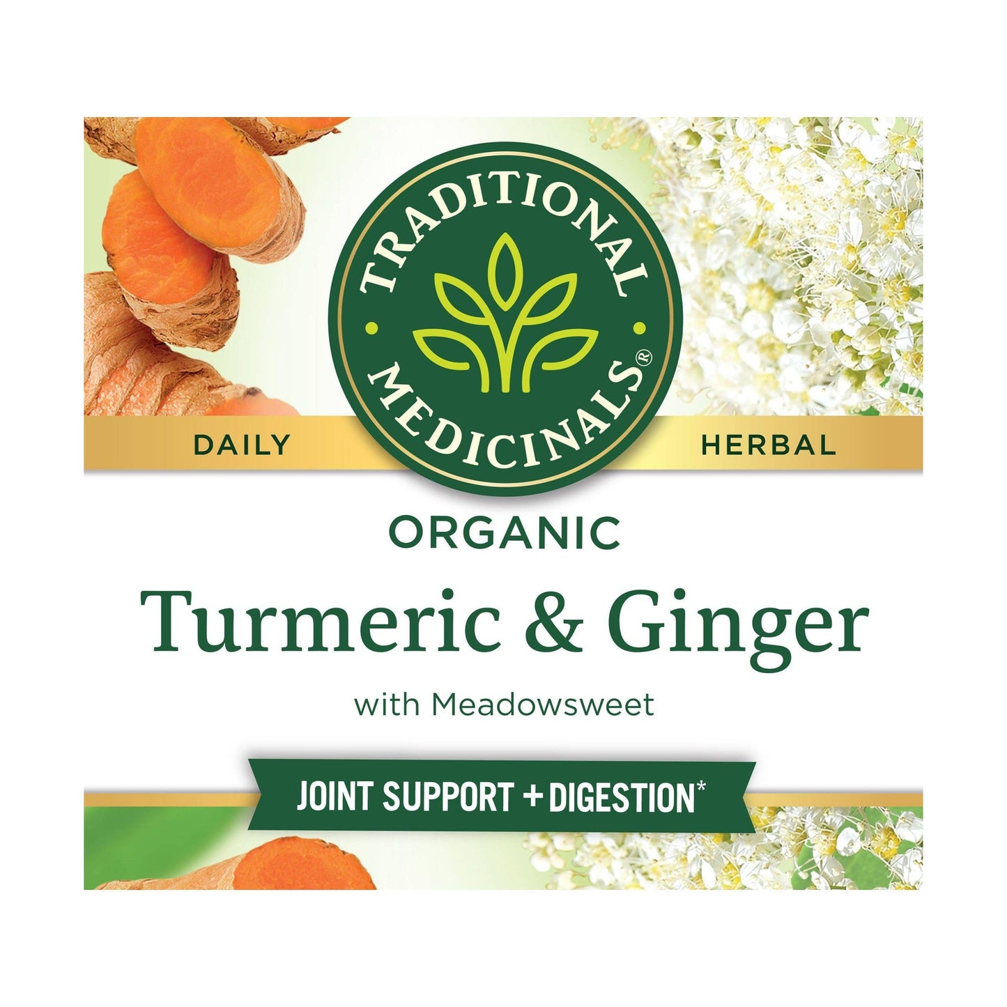 Traditional Medicinals Organic Nettle Leaf Herbal Tea, Supports Joint Health & Overall Wellness, (Pack of 1) - 16 Tea Bags - Nirvana Guru
