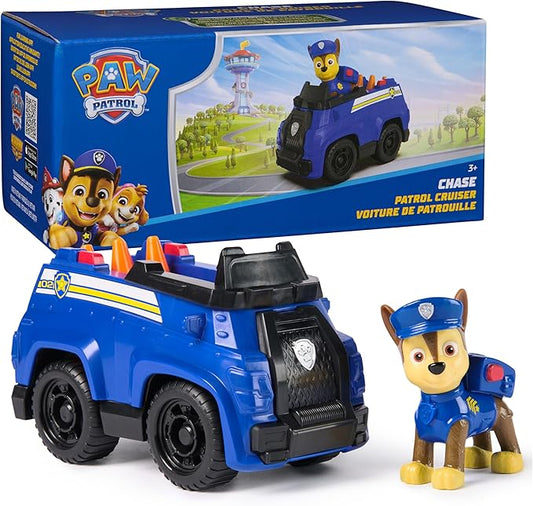 PAW Patrol, Chase’s Patrol Cruiser, Toy Car with Collectible Action Figure, Sustainably Minded Kids Toys for Boys & Girls Ages 3 and Up nirvanaguru