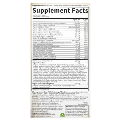 Garden of Life Organics Prenatal Vitamins - 30 Tablets, Prenatal Once Daily Whole Food Vitamins for Women with Folate not Folic Acid, Vitamin D3, Iron, Vegan One a Day Prenatal Multivitamin - Nirvana Guru