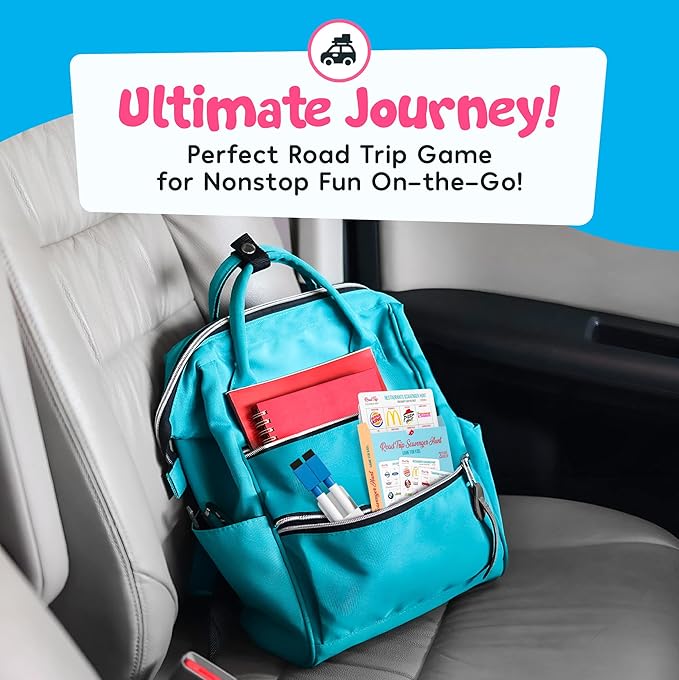 WELL BALANCED Car Bingo - Road Trip Essentials: Car Activities and Games for Kids Ages 4-8 nirvanaguru