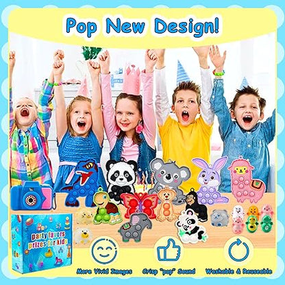 Kiss Monkey 640 PCS Prize Treasure Box Toys for Classroom, Party Favors for Kids, Fidget Toys Bulk, Goodie Bags Stuffers for Kids, Birthday Gifts, Pinata Stuffers, Carnival Prizes Nirvana Guru