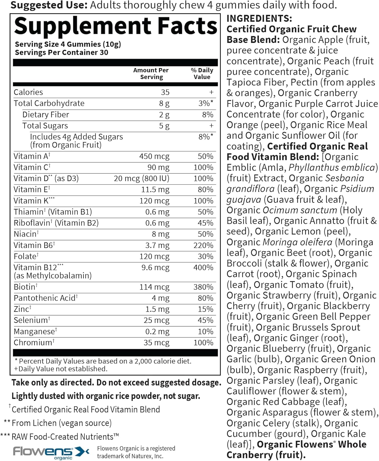 Garden of Life Organics Men 40+ Gummy Vitamins - Berry - Certified Organic, Non-GMO, Vegan, Kosher Complete Multi - Methyl B12, C & D3 - Gluten, Soy & Dairy Free, 120 Real Fruit Gummies - Nirvana Guru