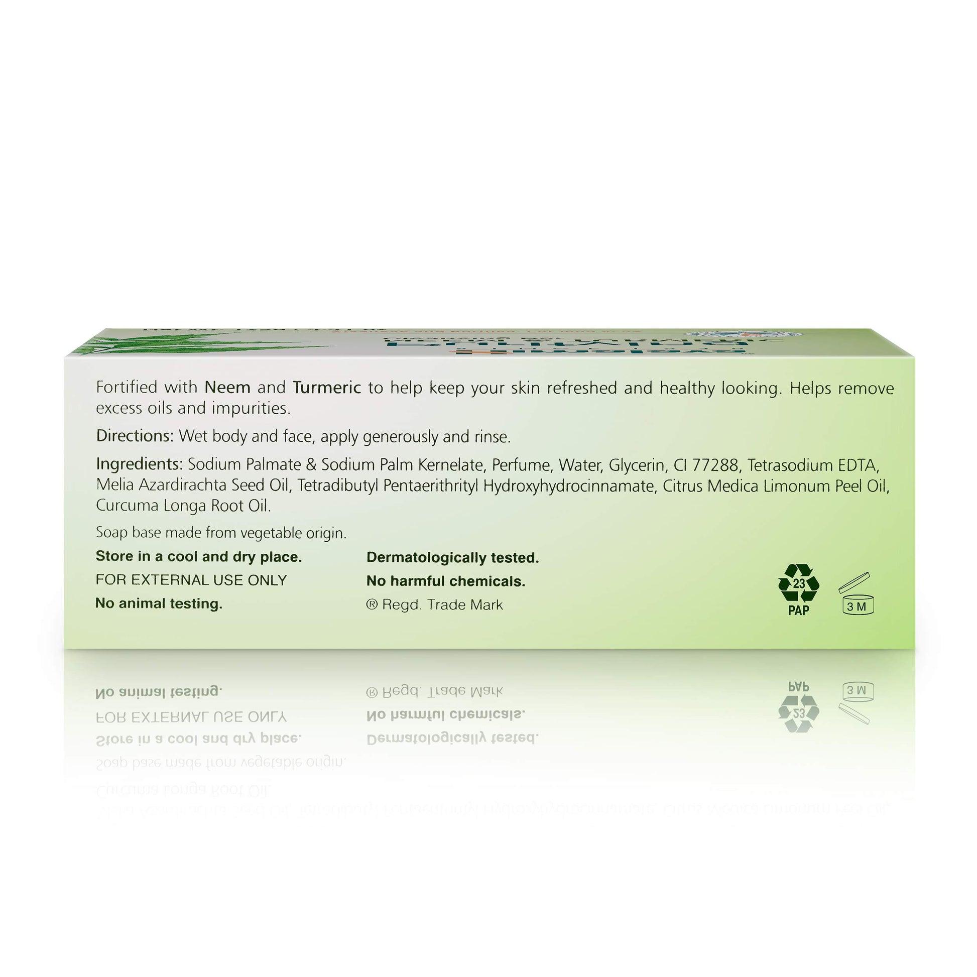 Himalaya Purifying Neem & Turmeric Cleansing Bar for Clean and Healthy Looking Skin, Free from Parabens, SLS and Phthalates, Gluten Free, Vegan, 125 g (4.41 oz), 6 Pack - Nirvana Guru