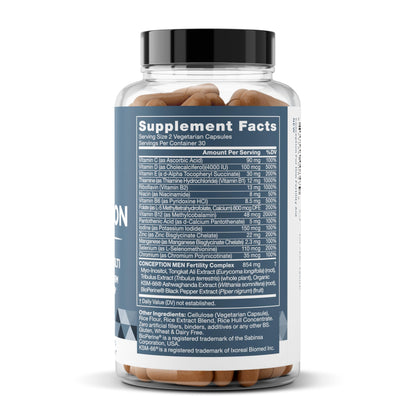 Conception Fertility Supplements for Women – Aids Ovulation, Hormonal Balance, & Regular Cycles – Prenatal Vitamin Support with Myo-Inositol, Folate, Folic Acid, Vitex – 60 Vegetarian Soft Capsules Nirvana Guru