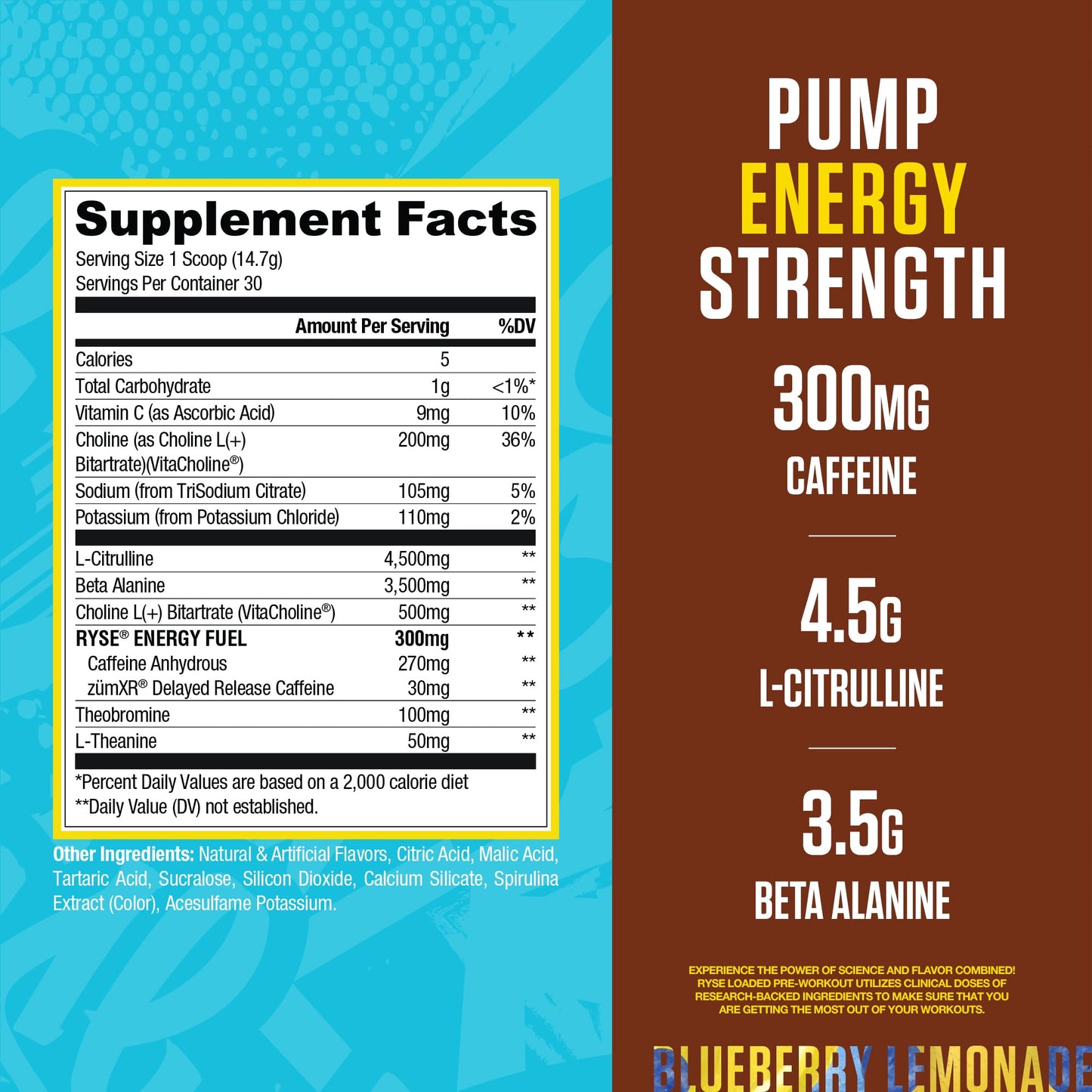 RYSE Loaded Pre Workout Powder - Ring Pop Cherry - Daily Pre-Workout for Men & Women with 325mg Caffeine, Beta Alanine, and Citrulline for Pump, Focus, and Energy - 30 Servings Nirvana Guru