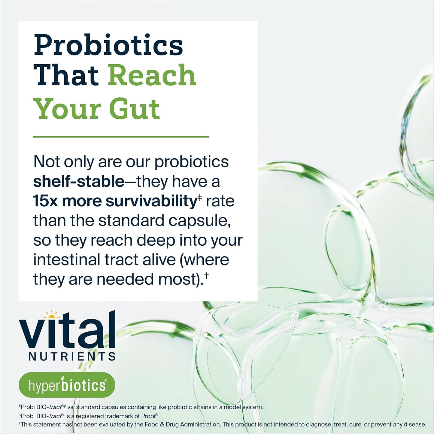 Hyperbiotics Vital Nutrients Bifidobacterium Probiotic | 7 Targeted Strains | Supports Immune and Digestive Health for Older Adults | Shelf-Stable | Vegan | 60 Tablets - Nirvana Guru