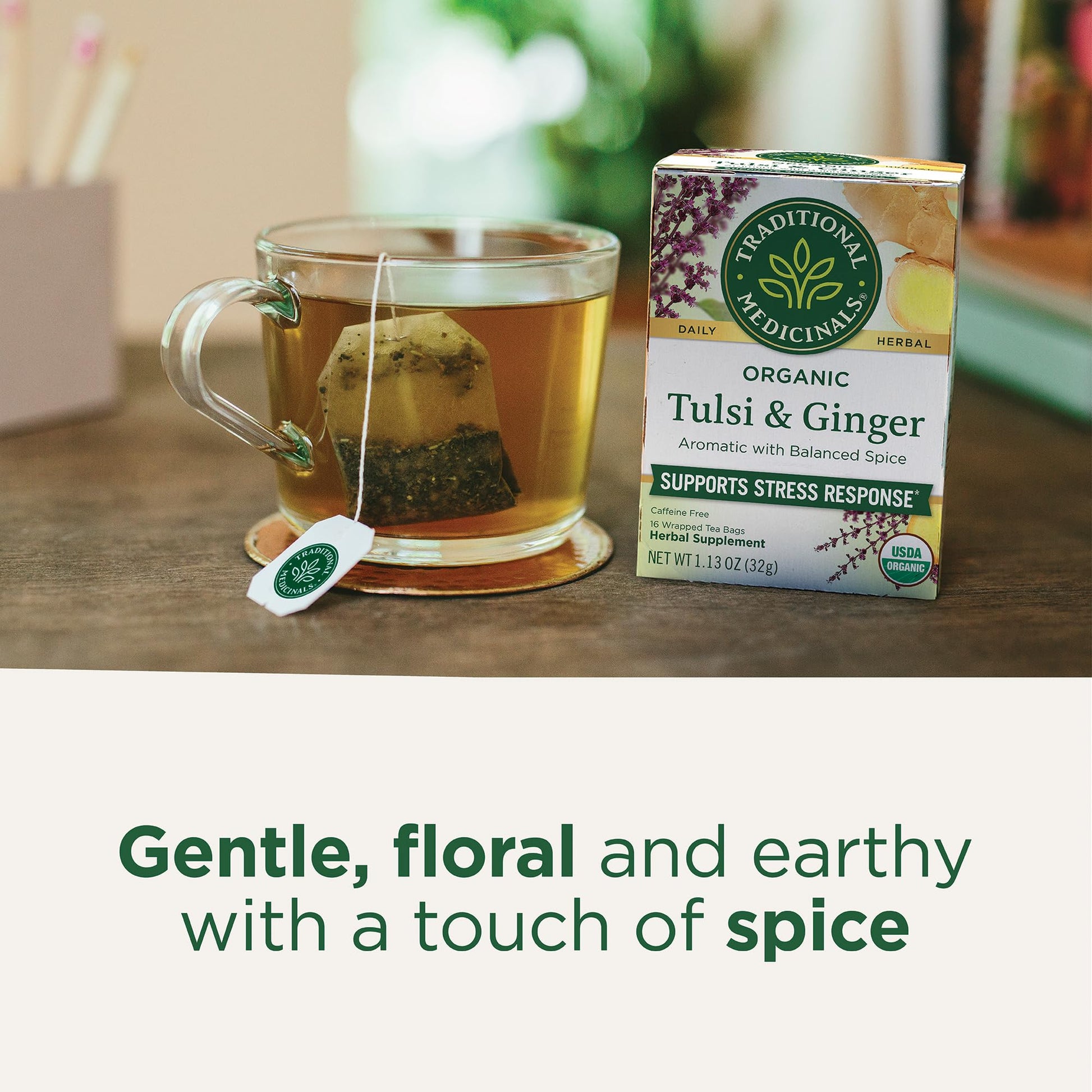 Traditional Medicinals Tea, Organic Chamomile, Calming, Calms Your Nerves, Supports Healthy Digestion, 96 Tea Bags (6 Pack) - Nirvana Guru
