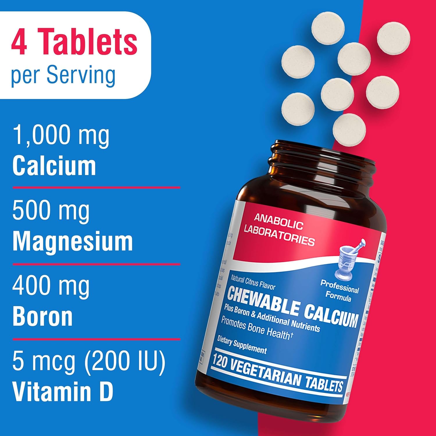 Chewable Calcium Supplement for Women - Clinical Bone Supplement with Chewable Calcium with Vitamin D Magnesium and Boron Complex for Bone Health & Strength Support - Made in The USA - 30 Servings Nirvana Guru