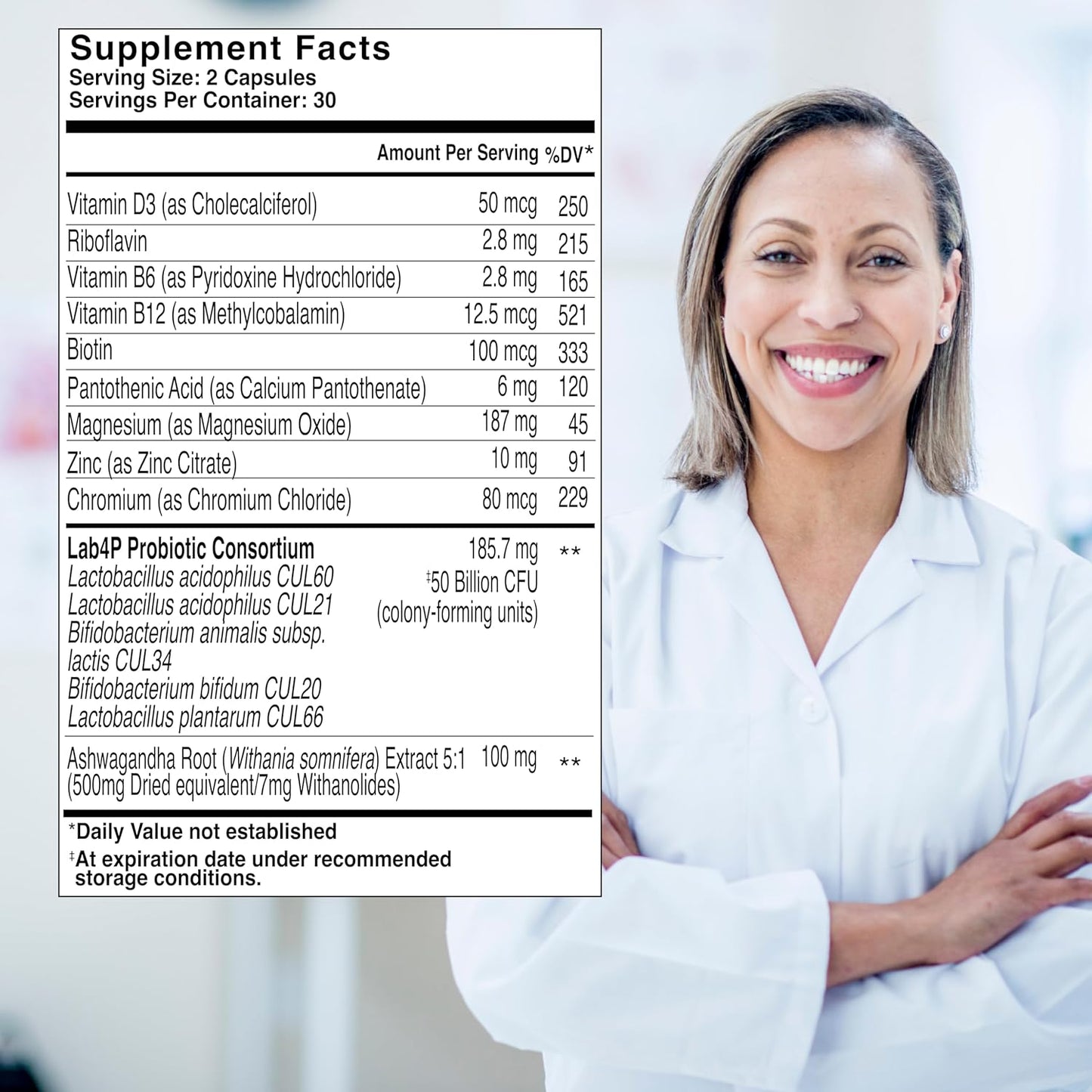 Health & Her Weight Management Probiotics for Women - Perimenopause & Menopause Supplement - Clinically Studied 50bn CFU Probiotics to Support Gut Health, Energy, Mood & Mind, Vegan (60 ct - 1 Month) - Nirvana Guru