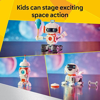 LEGO Creator 3 in 1 Space Robot Toy - Building Toy Kit for Kids with 3 Options, Robot, Spaceship, or Dog - 8 Year Old Boy & Girl Birthday Gifts - 31164 nirvanaguru