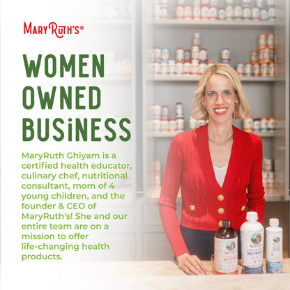 MaryRuth's Liquid Nighttime Multimineral | NO Melatonin | Bedtime Routine | Magnesium Citrate | Calcium | Zinc | Vitamin D3| Available in 4 Flavors | Vegan | Sugar Free | Gluten Free | 32 Oz - Nirvana Guru