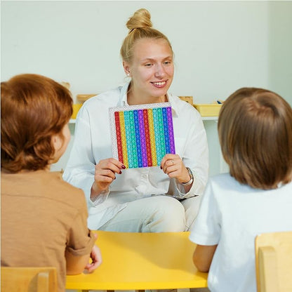 Multiplication Chart Pop It - Multiplication Game Board, 12x12 Times Table Math Game Board for Kids Learning, Educational Multiplication Machine Toy nirvanaguru