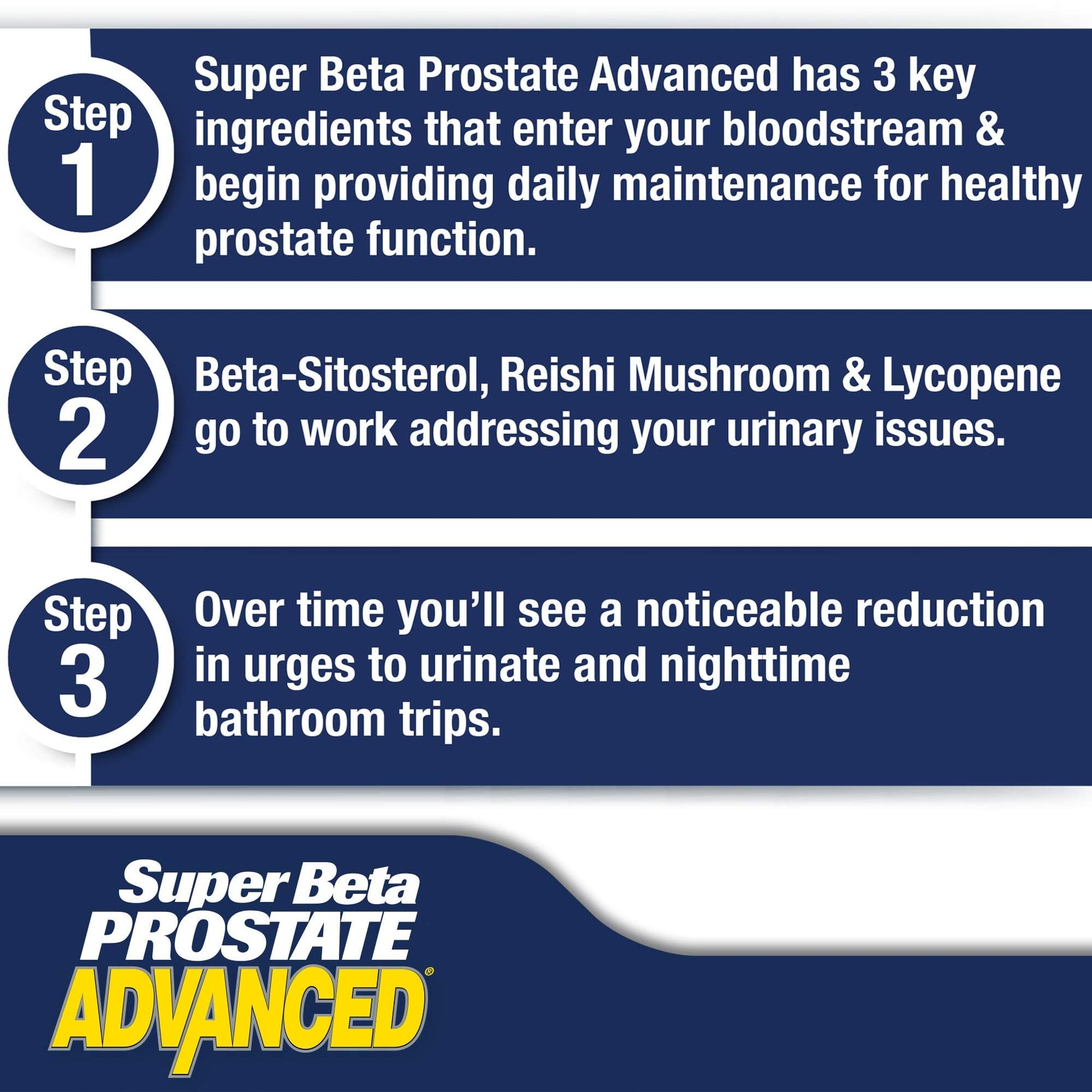 Advanced Prostate Supplement for Men – Reduce Bathroom Trips, Promote Sleep, Support Urinary Health & Bladder Emptying. Beta Sitosterol not Saw Palmetto. (60 Caplets, 1-Bottle) Nirvana Guru